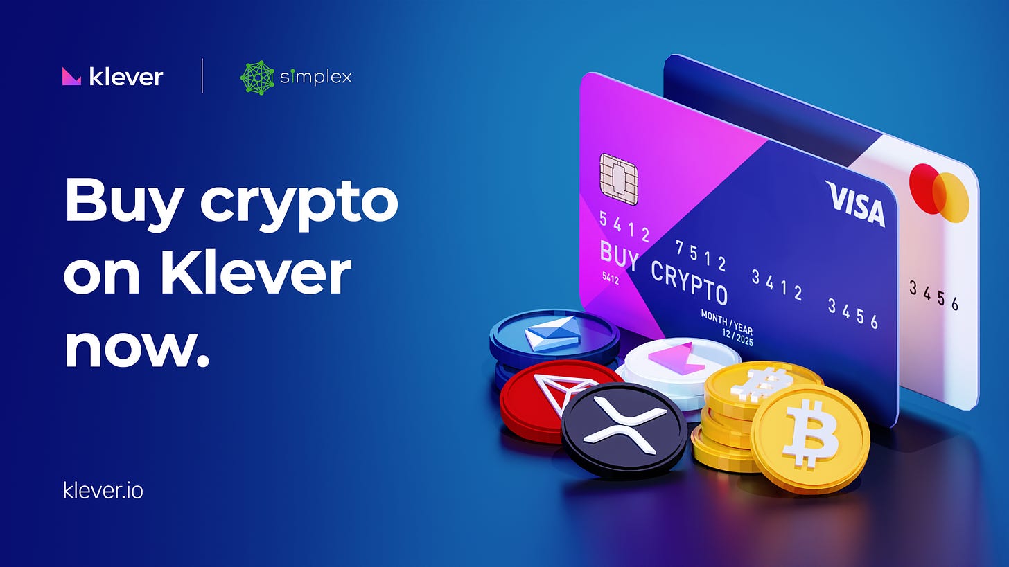Buy Crypto With Bank Card In Klever App - Klever News