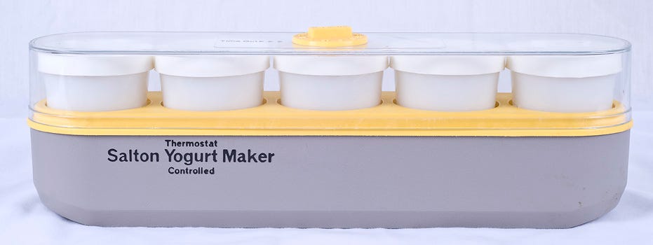 Salton yogurt maker lids deals