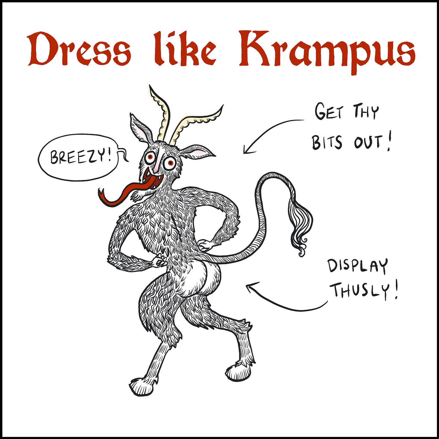 How to Celebrate Krampus Night by Becca Lee