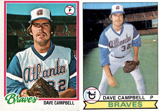 1972 Dave Campbell Game Worn Jersey. Baseball Collectibles, Lot #43134