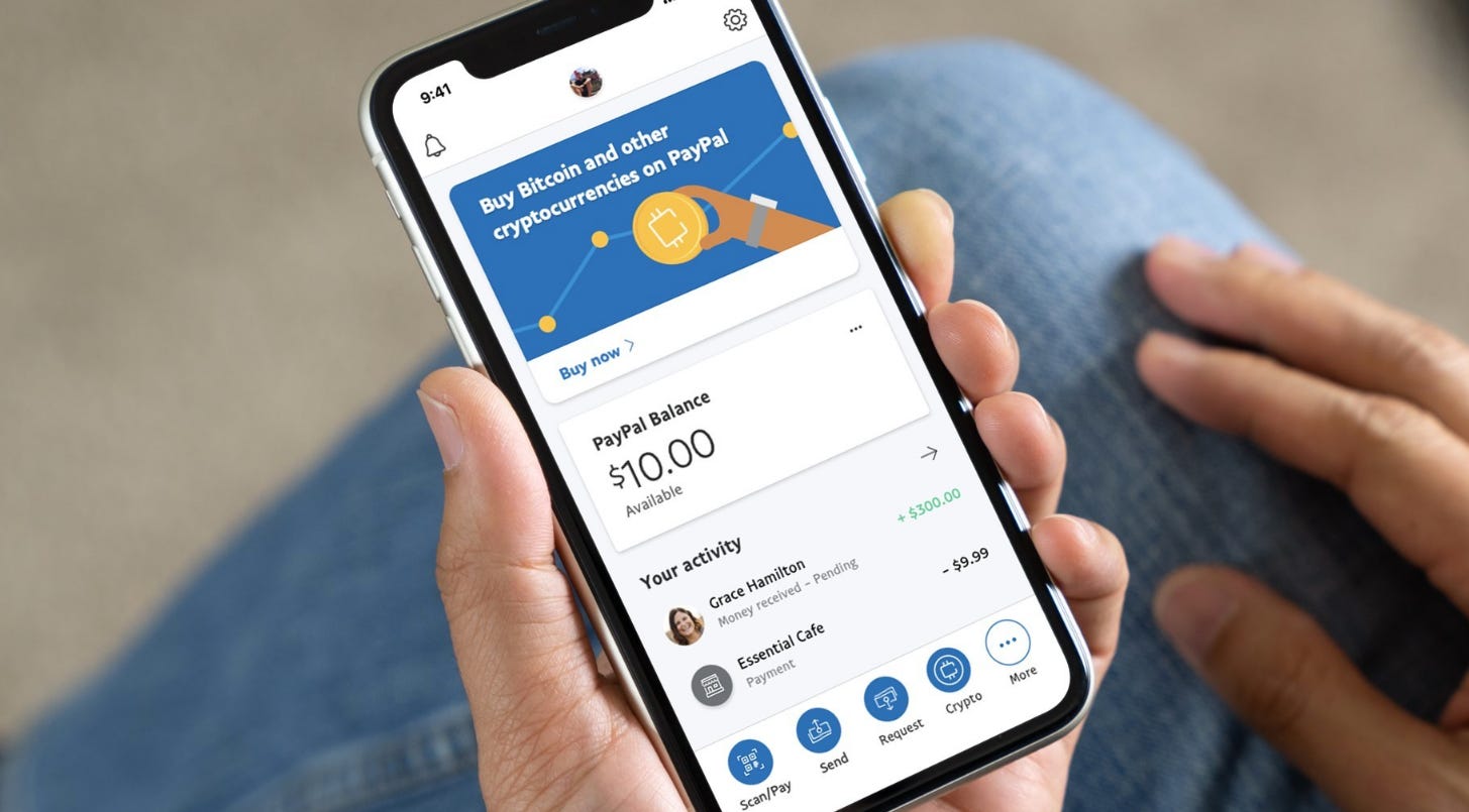 cryptocurrency exchange paypal to payza