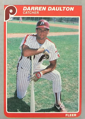  1987 Fleer Glossy #172 Darren Daulton Philadelphia