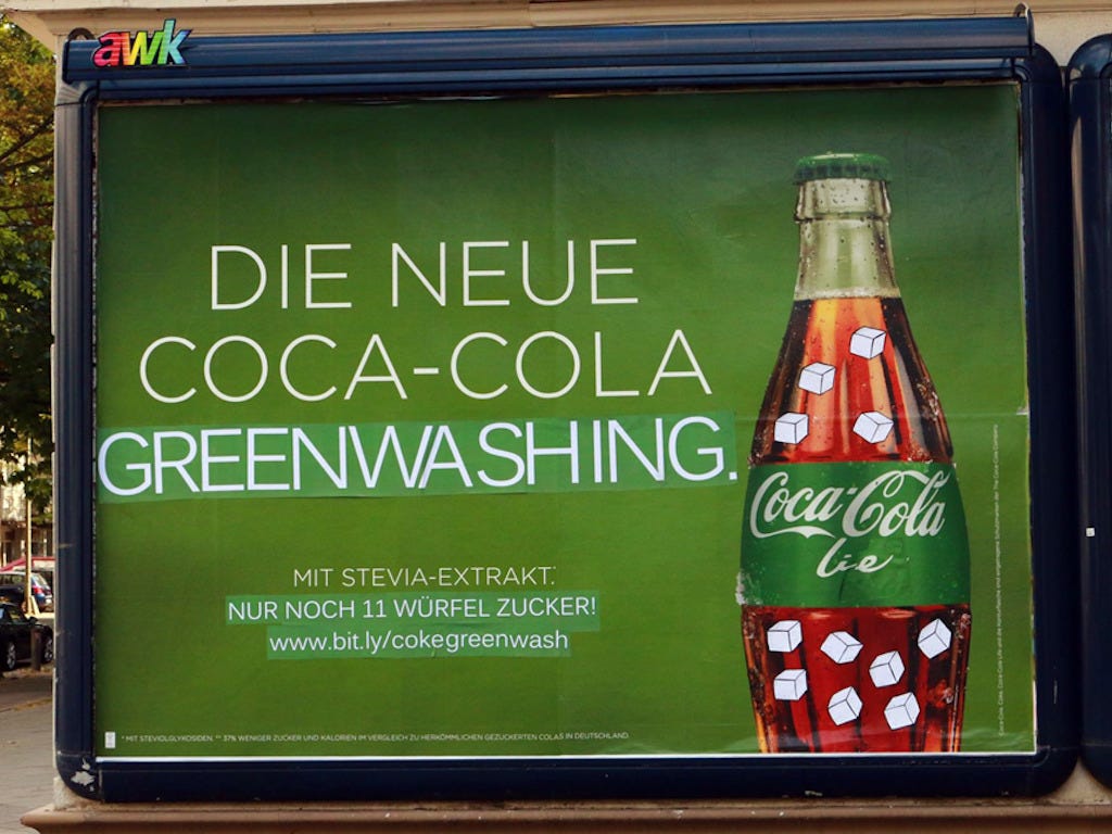 coca cola greenwashing case study