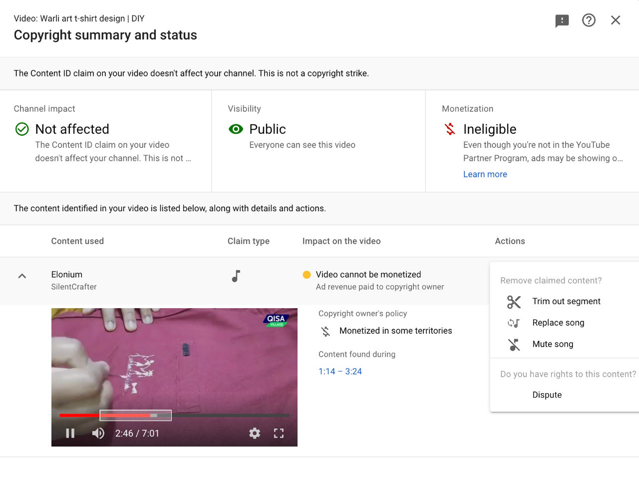 Got a Copyright Claim on Your YouTube Video? Here's What You Can Do