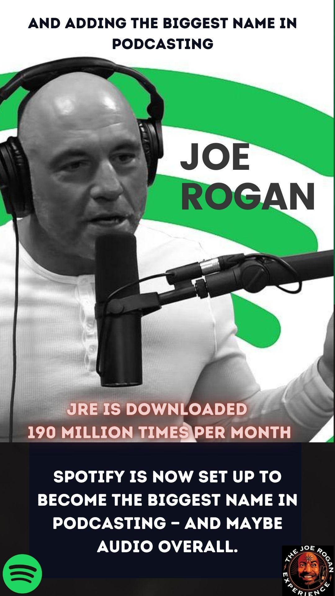 joe rogan spotify listener numbers