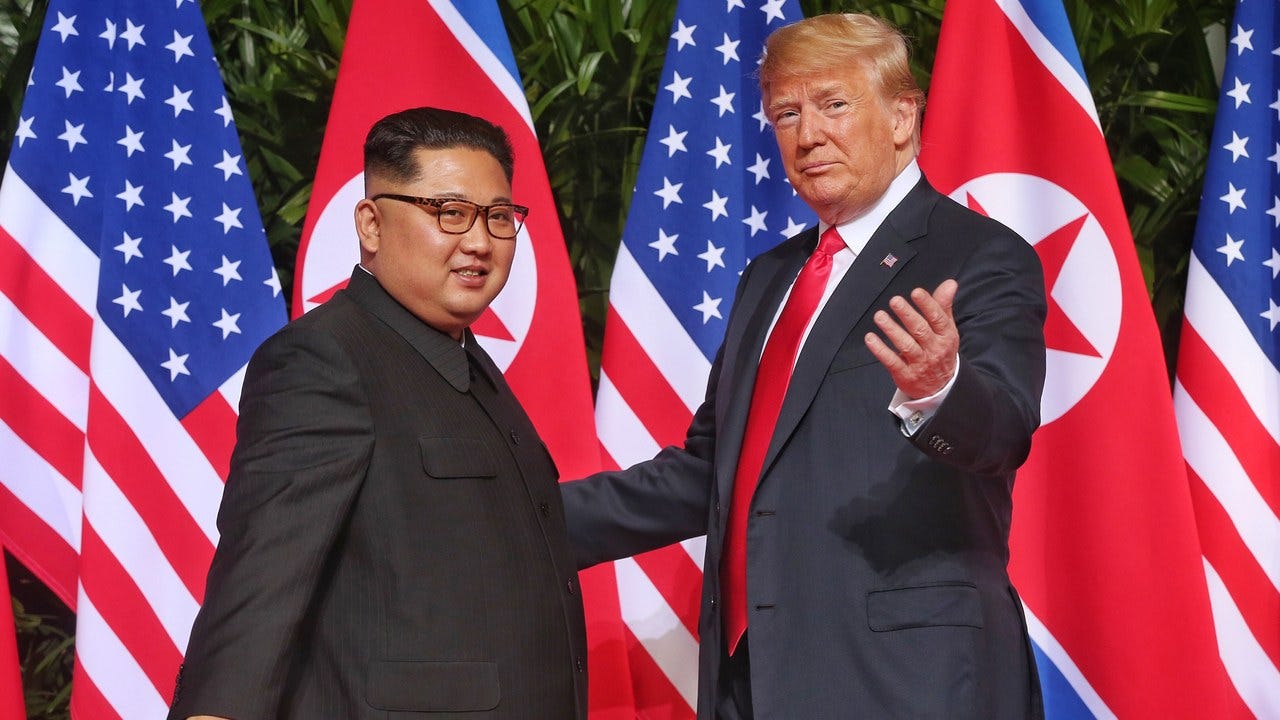 Image result for Trump Kim jong un