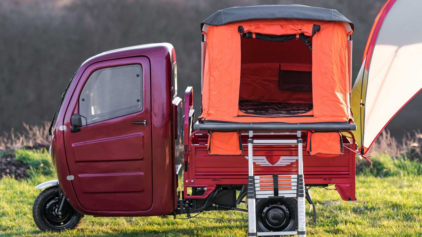 Elektro Frosch Camper Scooter