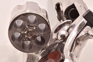Colt Python Revolver, swing out cylinder Colt Python Revolver, swing out cylinder