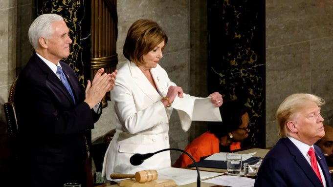 Image result for trump state of the union 2020"