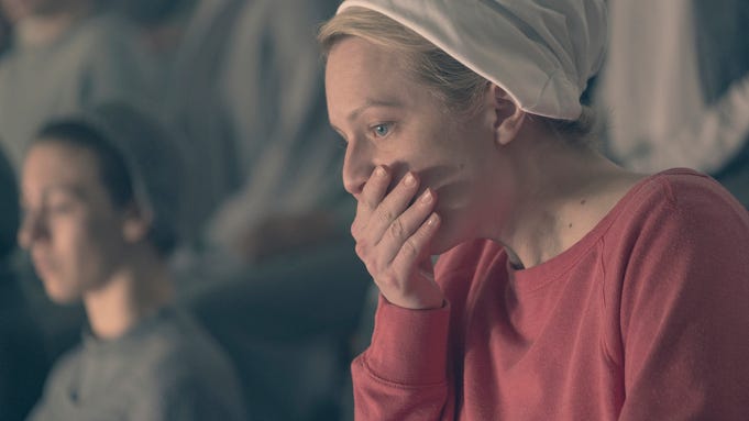 Elisabeth Moss in 'The Handmaid's Tale'