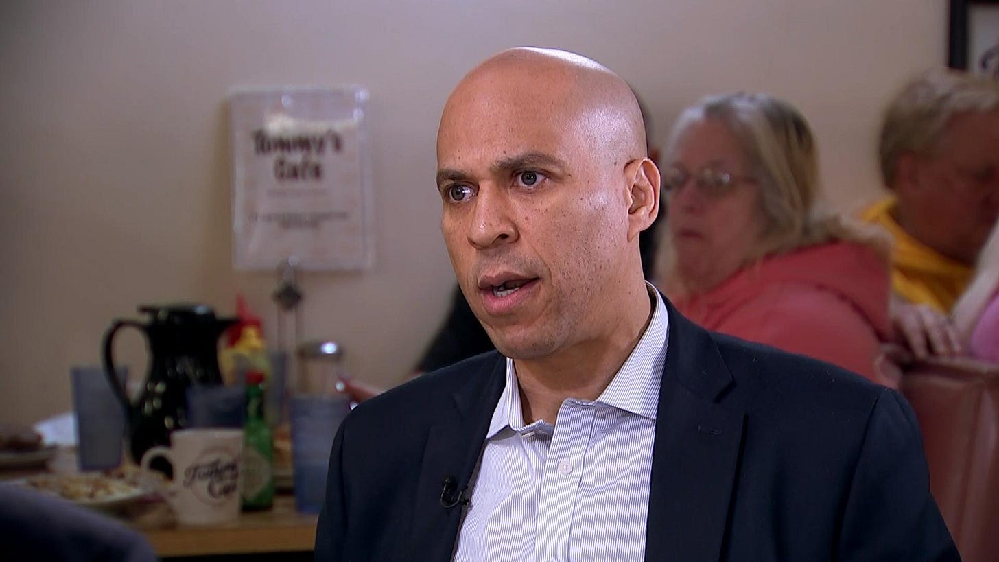 Image result for Chris Matthews Cory Booker