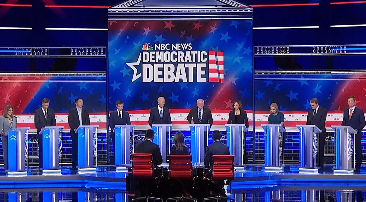 Image result for democratic primary debate part 2