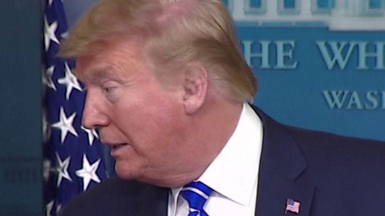 Coronavirus: Trump under fire for suggesting disinfectant as COVID ...