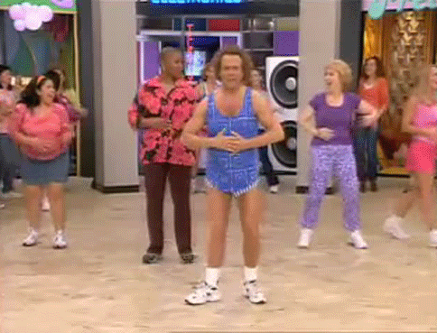 Richard Simmons is Sweatin to the Oldies [gif]
