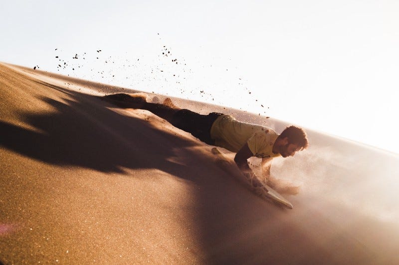 Sandboarding