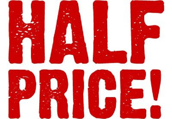 Image result for half off