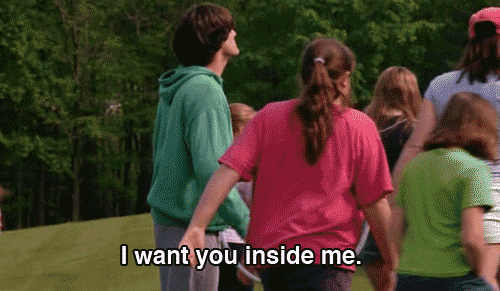 Coop says, "I want you inside me" from Wet Hot American Summer [gif]