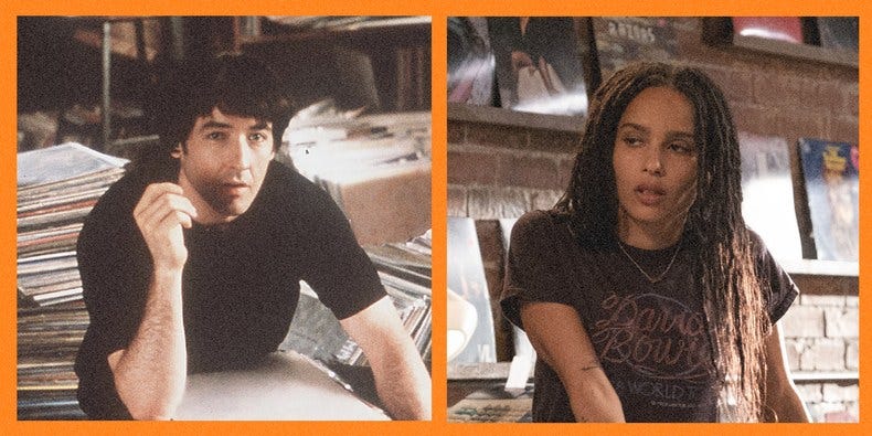 John Cusack and Zoë Kravitz
