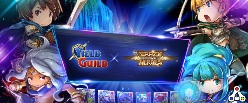 yield guild YGG Crazy Defense Heroes TOWER token