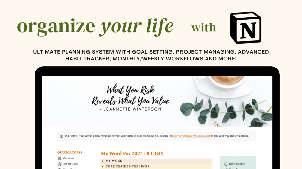 Notion Life Dashboard