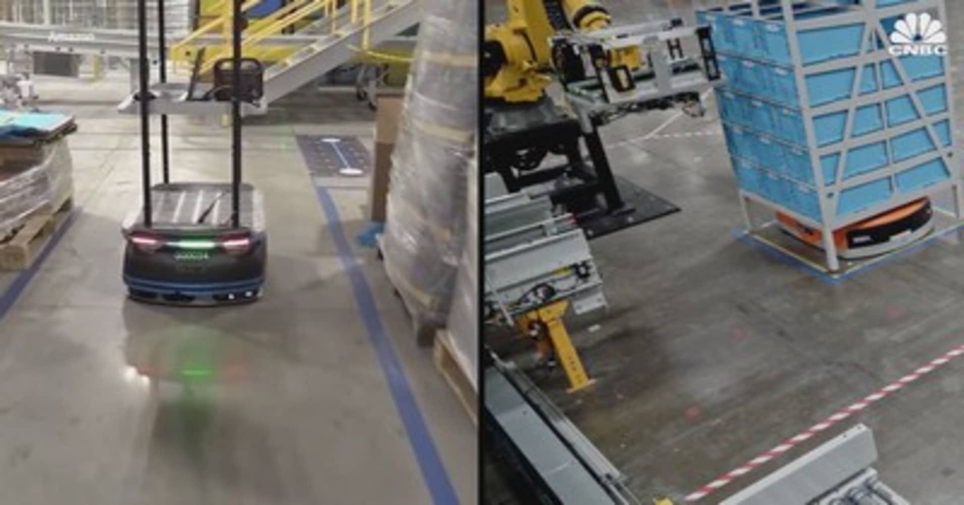 Amazon details new warehouse robots, 'Ernie' and 'Bert'