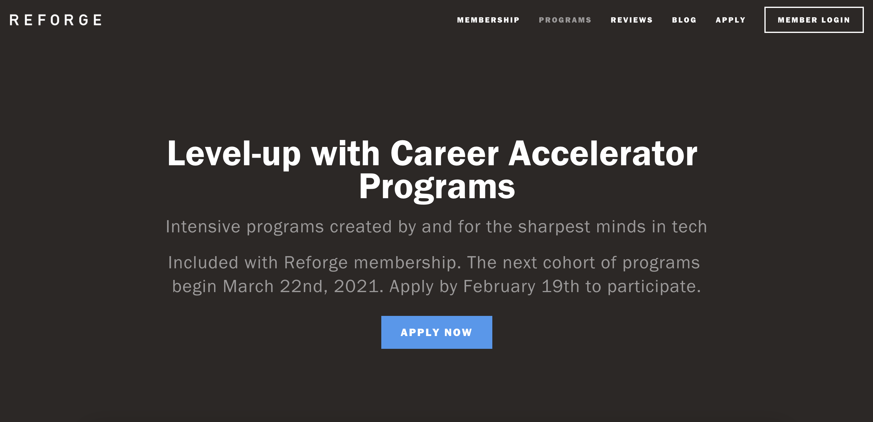 Learn Growth – Reforge Programs
