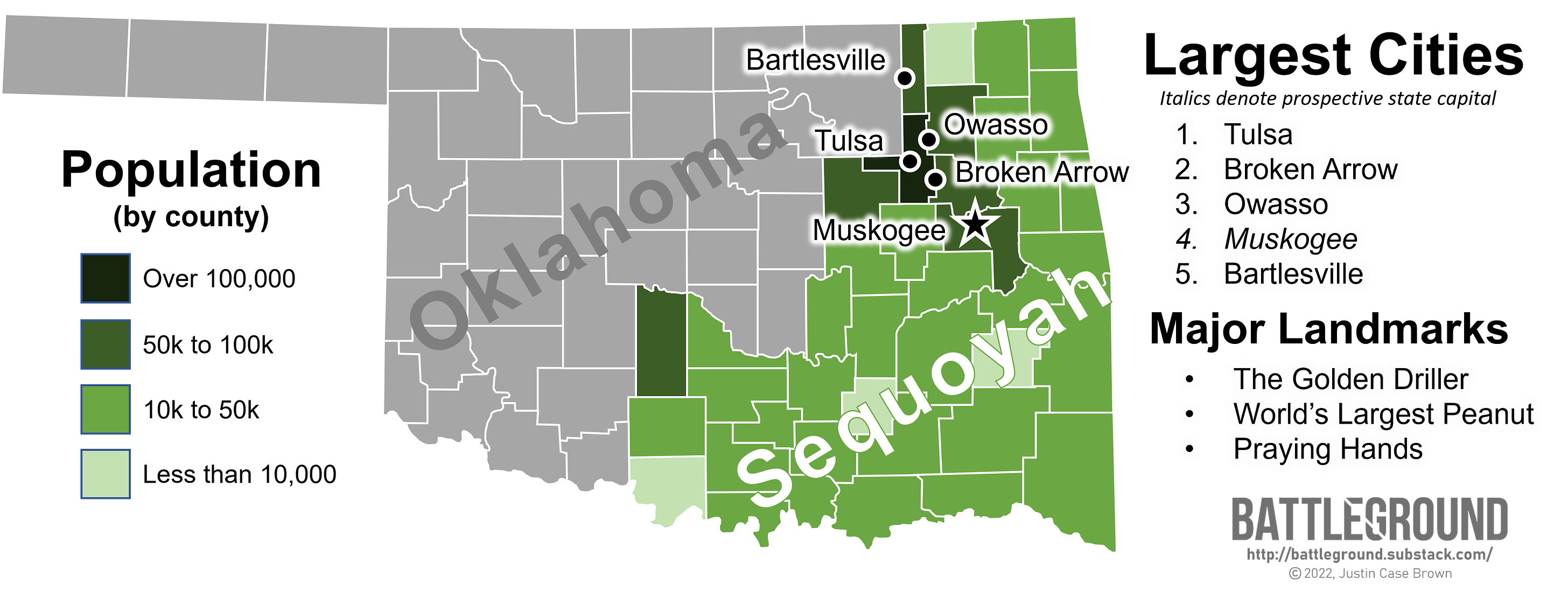 Sequoyah State Map