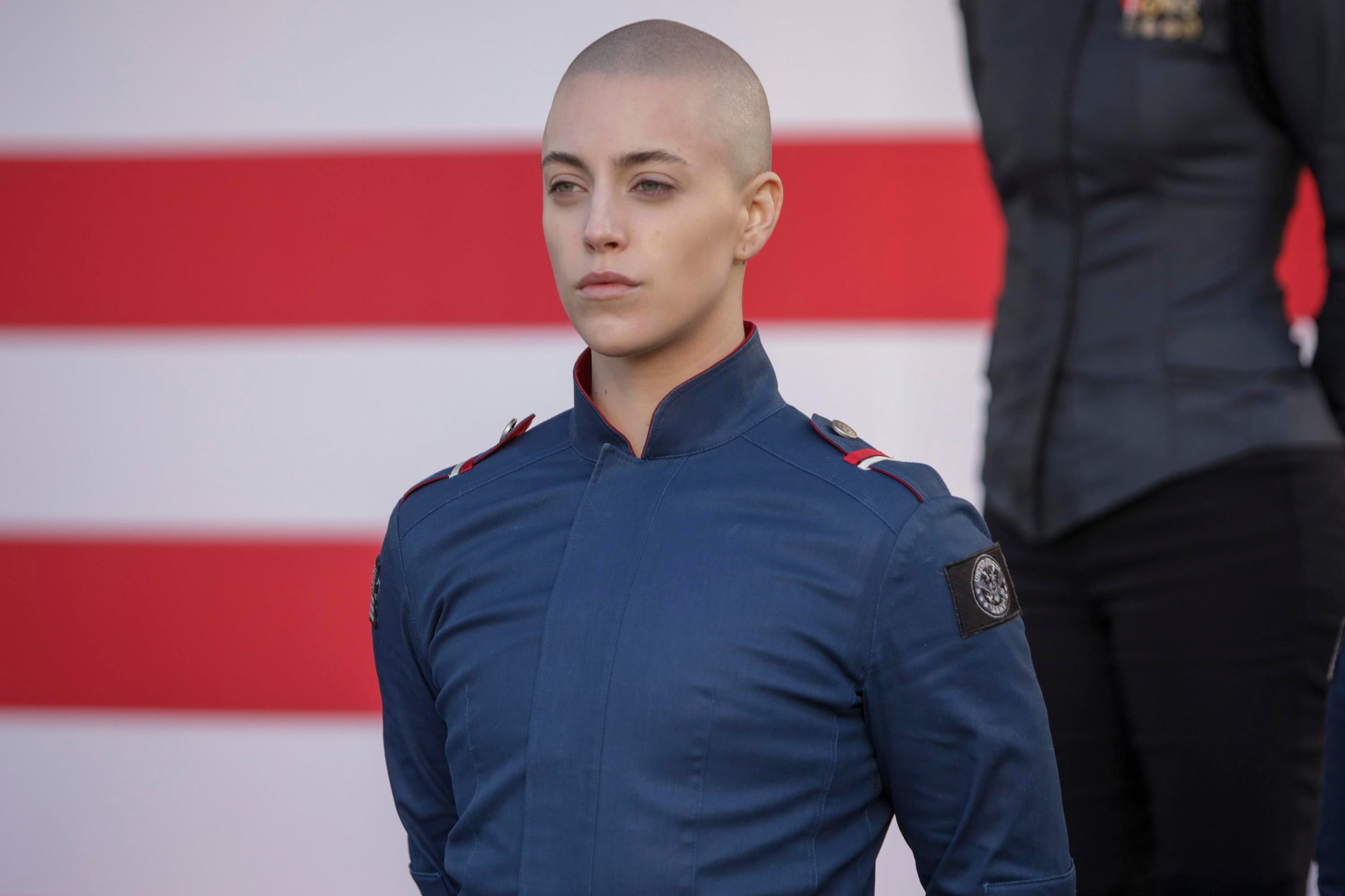 M. is non-binary character played by non-binary actor Ess Hödlmoser in Motherland  Fort Salem. (They/Them pronouns). Representation Matter. : r/ MotherlandFortSalem