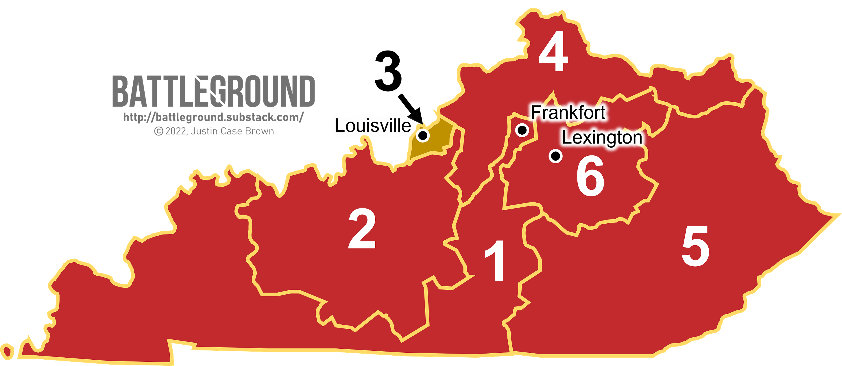 Kentucky's New Congressional Districts