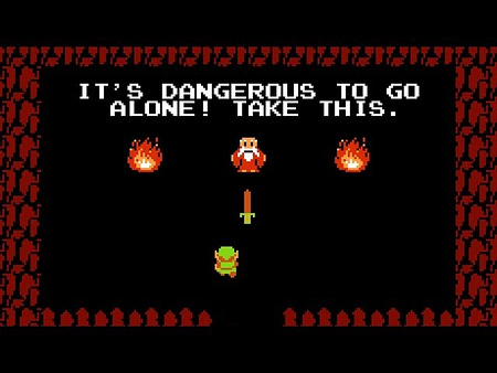 It&#39;s Dangerous To Go Alone - Gaming Meme History - YouTube