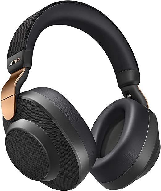Amazon.com: Jabra Elite 85h Wireless Noise-Canceling Headphones, Copper  Black – Over Ear Bluetooth Headphones Compatible with iPhone &amp; Android -  Built-in Microphone, Long Battery Life - Rain &amp; Water Resistant : Everything