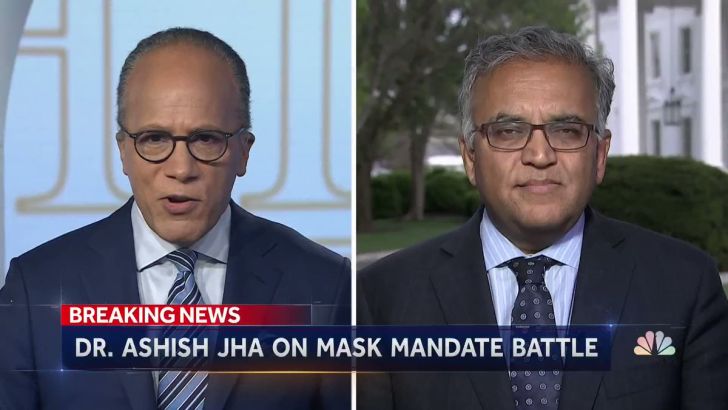 Dr. Ashish Jha (aka Mr. Blinker), this clown, this inept clown who is now Biden's COVID Czar, for 2 years now who attacked Senator Johnson, Dr. McCullough, a dolt on the science, wants mandates