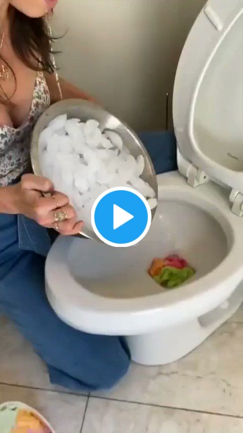 Eating Ice Cream Out Of A Toilet For Clout