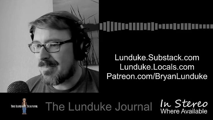 The Lunduke Journal Stream-a-Thon is live!