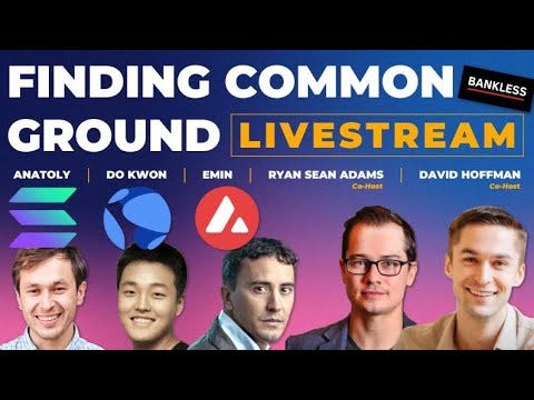 📺 Finding Common Ground | Solana, Avalanche, &Amp; Terra Panel | Nft News