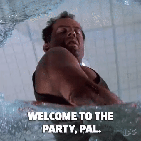 Bruce Willis Party GIF by IFC