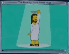 Jesus Simpsons GIF